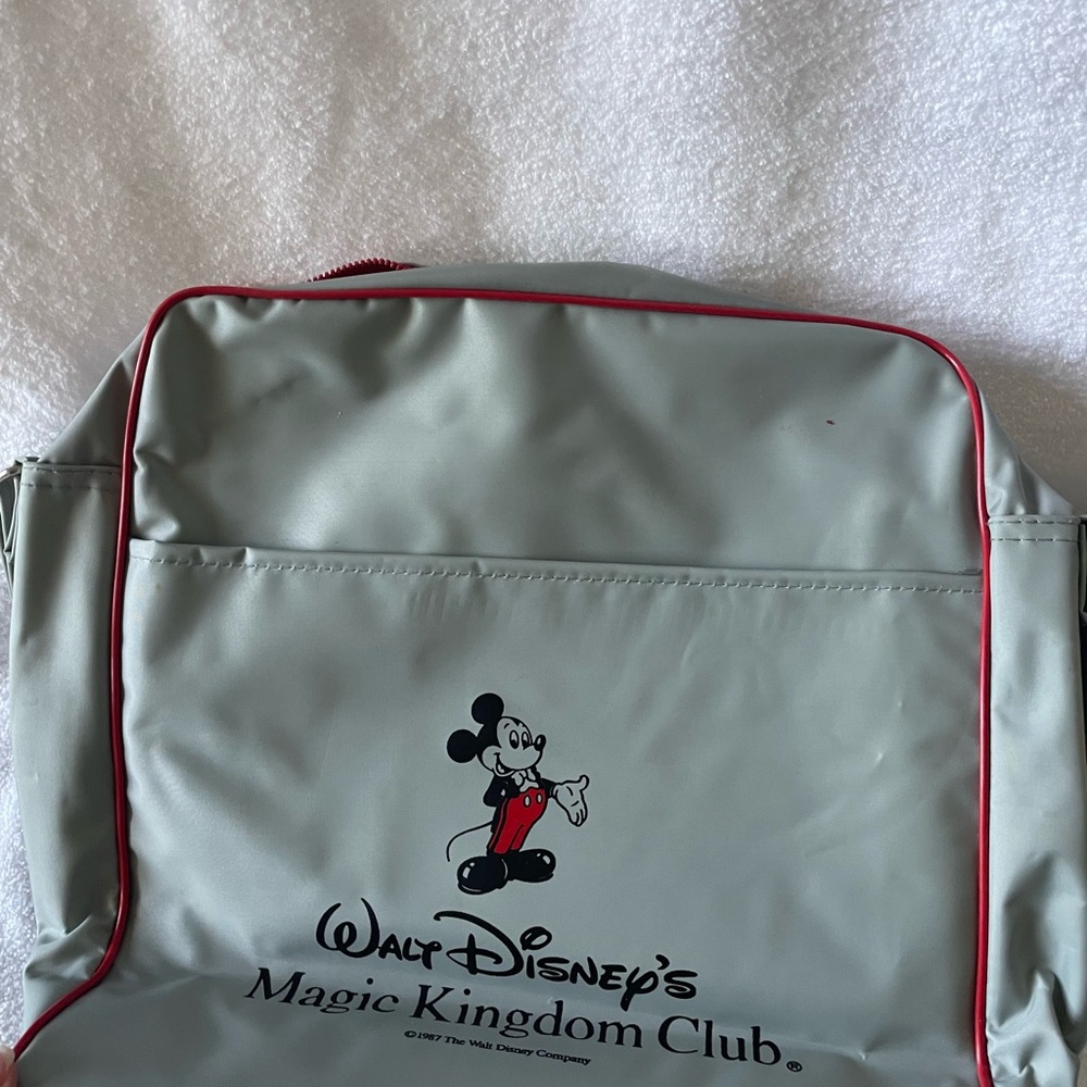 Mickey Mouse vintage 1987 Walt Disney World magic kingdom club travel bag new